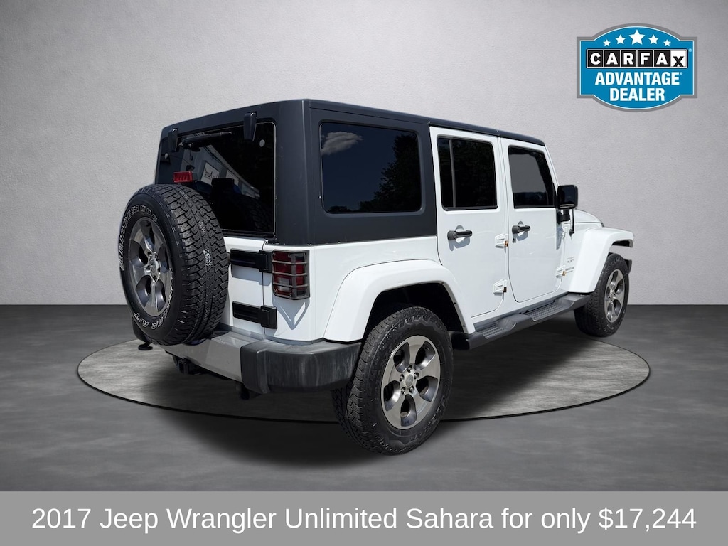 Used 2017 Jeep Wrangler Unlimited Sahara SUV