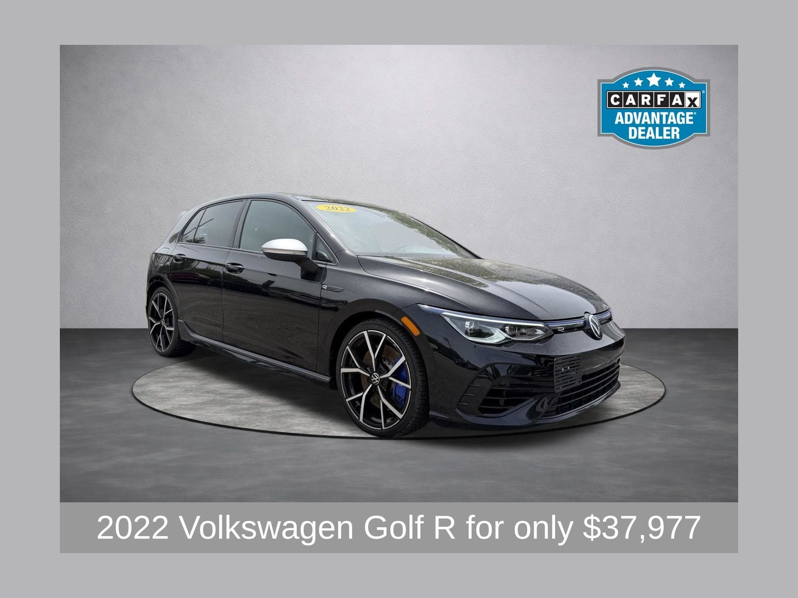 Black 2022 Volkswagen Golf R 2.0T 4Motion AWD Hatchback All-Wheel Drive 7-Speed Dual Clutch
