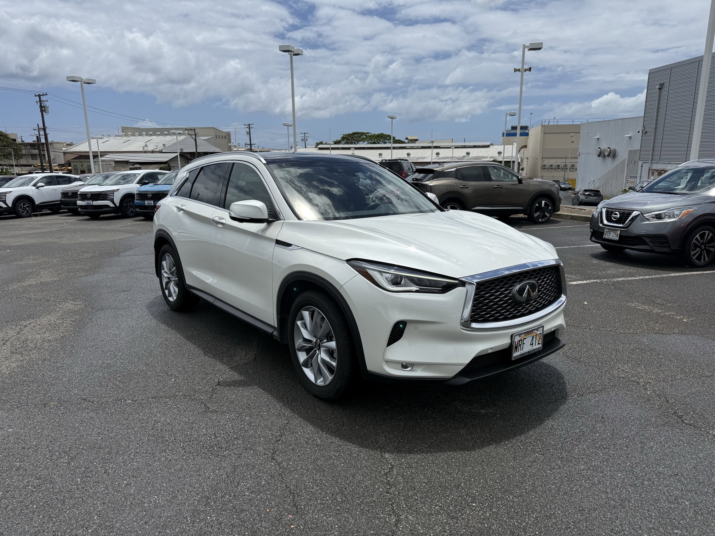 Used 2022 INFINITI QX50 Essential with VIN 3PCAJ5CA1NF116772 for sale in Honolulu, HI