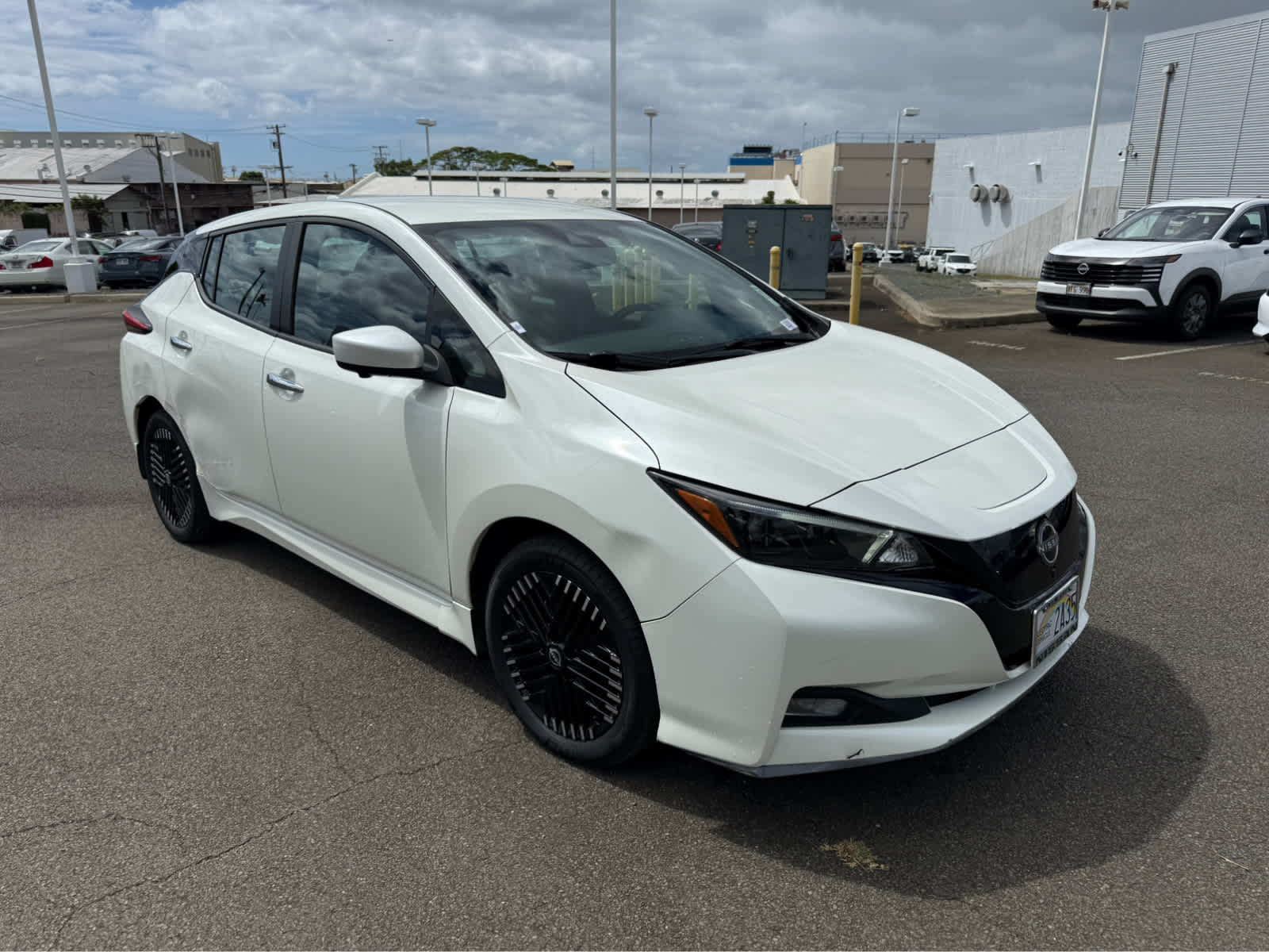 Used 2023 Nissan Leaf SV Plus with VIN 1N4CZ1CV4PC563129 for sale in Honolulu, HI