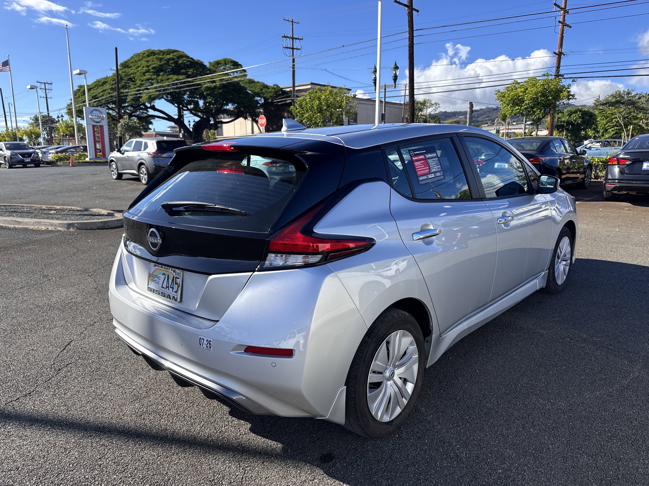 Certified 2023 Nissan Leaf S with VIN 1N4AZ1BVXPC561149 for sale in Honolulu, HI
