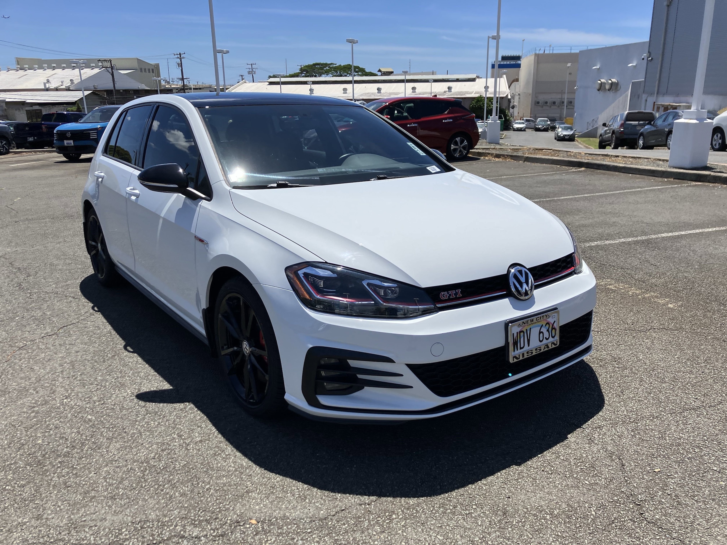 Used 2021 Volkswagen Golf GTI SE with VIN 3VW6T7AU1MM006143 for sale in Honolulu, HI