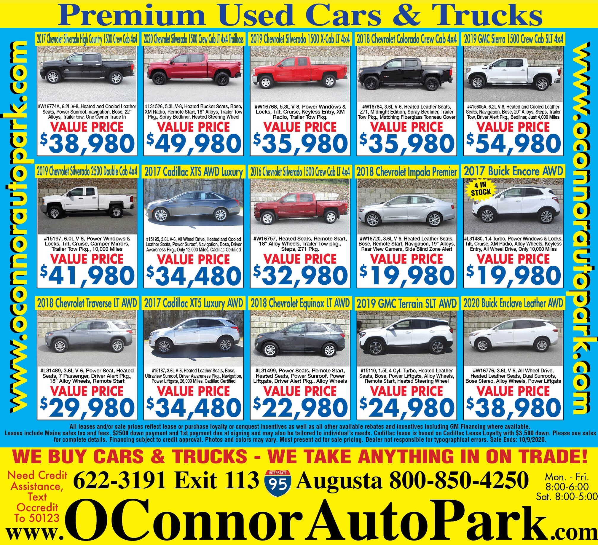 Used Vehicle Specials O'Connor Auto Park