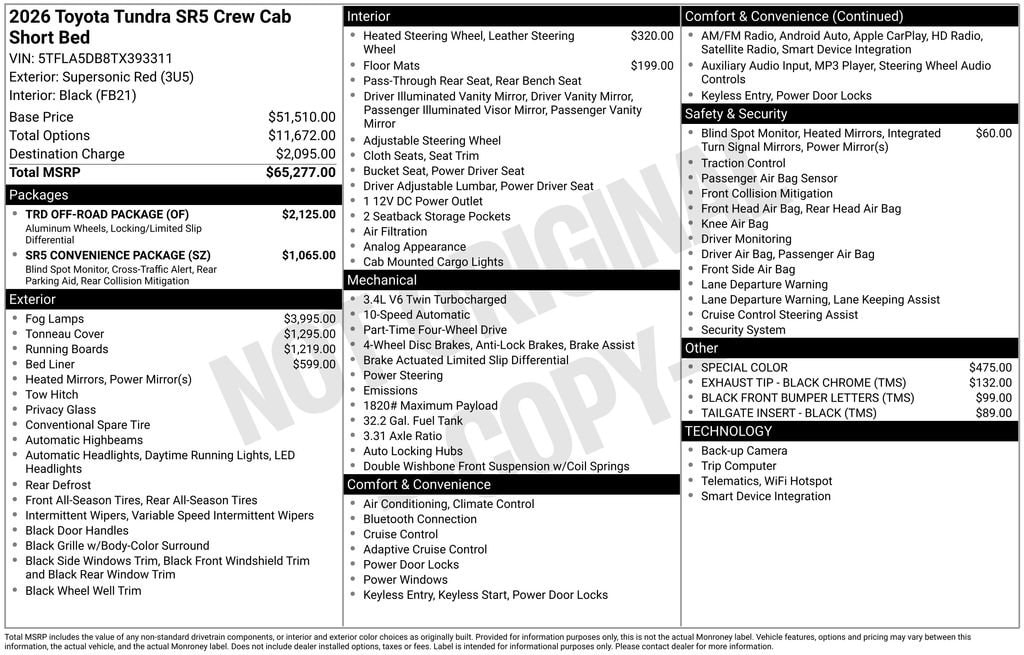 2026 Toyota Tundra SR5 - Photo 21