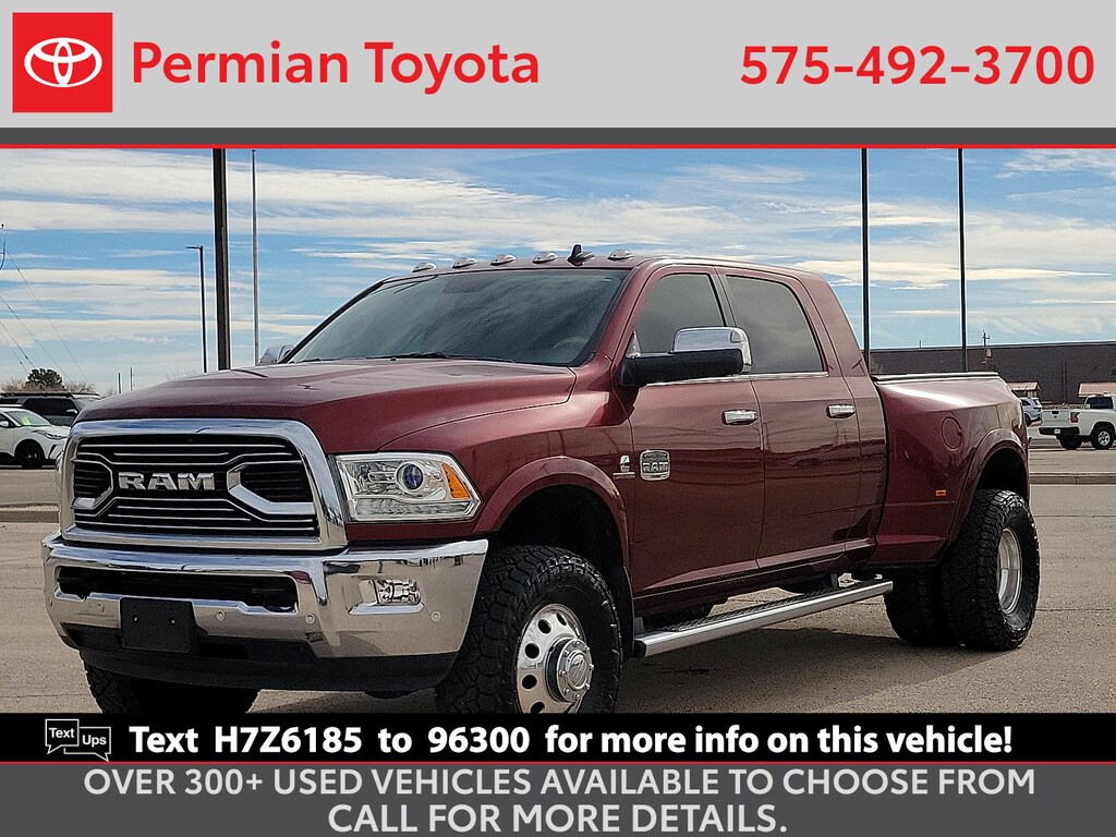 Used 2018 Ram 3500 Laramie Longhorn Truck Mega Cab