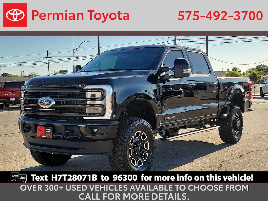 Used 2025 Ford F-250 Platinum W/ 3.5" Lift and 37" BFG KO3 Tires Truck Crew Cab