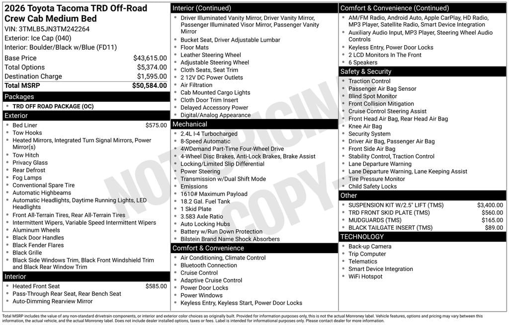 2026 Toyota Tacoma TRD Off Road - Photo 21