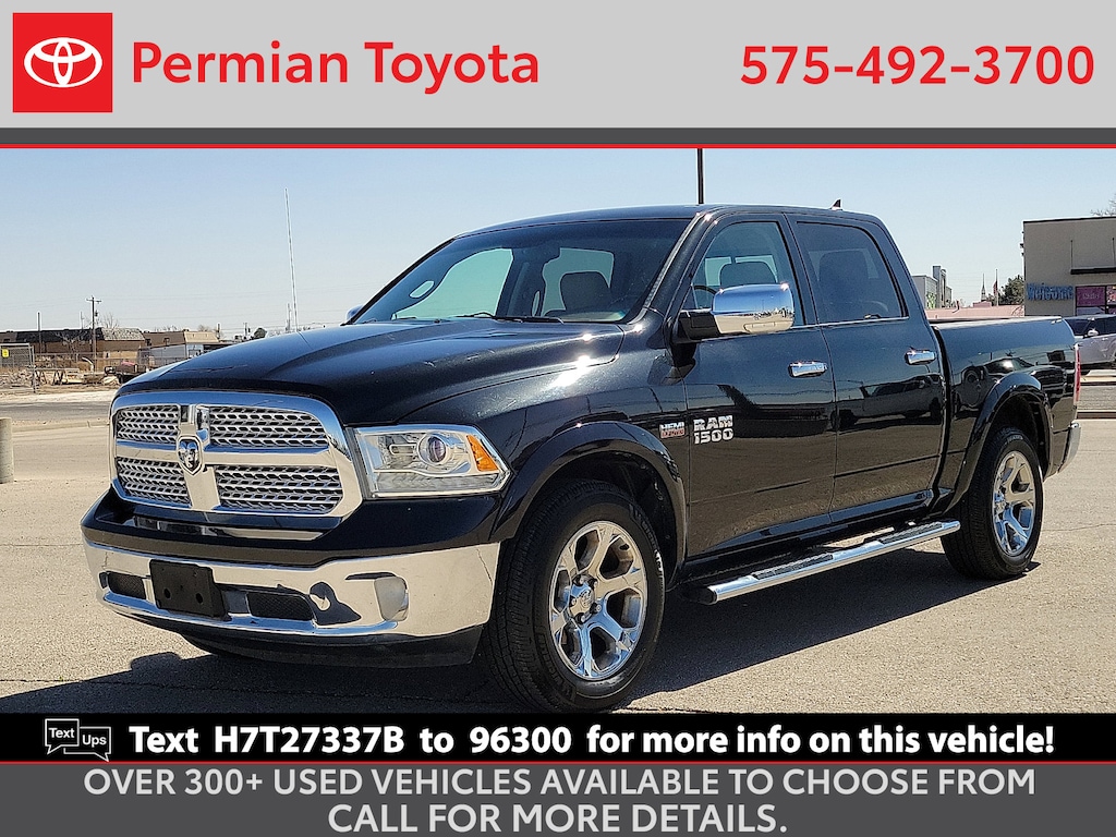 Used 2015 Ram 1500 Laramie 5.7L V8 HEMI MDS VVT Truck Crew Cab