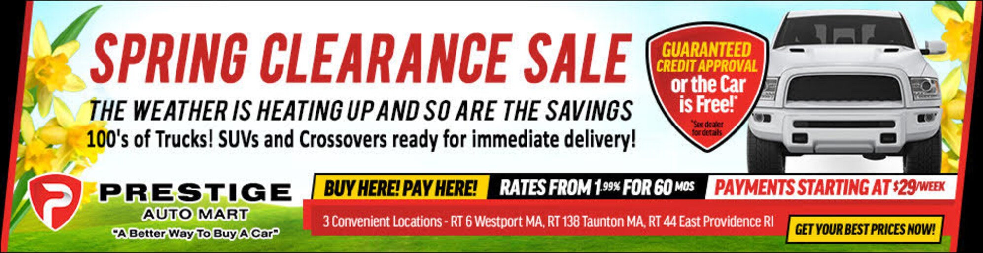 Prestige Auto Mart Used Car Dealer Serving Westport, MA, Taunton, MA