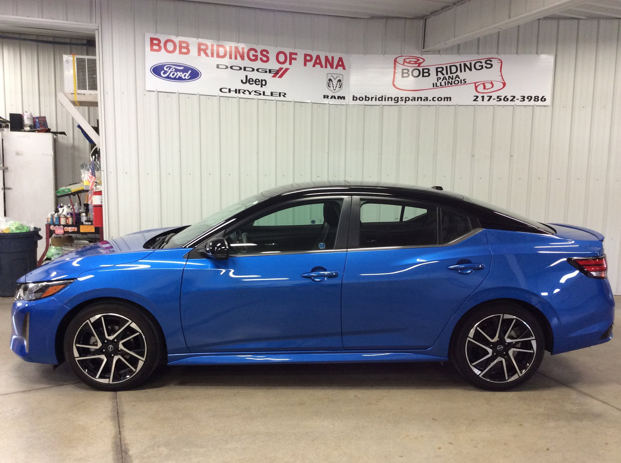 Used 2024 Nissan Sentra SR with VIN 3N1AB8DV5RY331763 for sale in Pana, IL