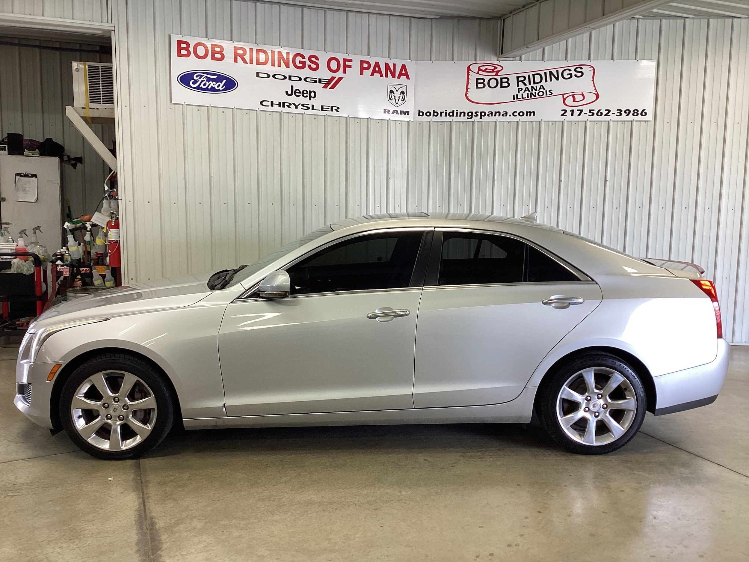 Used 2013 Cadillac ATS Luxury Collection with VIN 1G6AH5RX0D0137670 for sale in Pana, IL