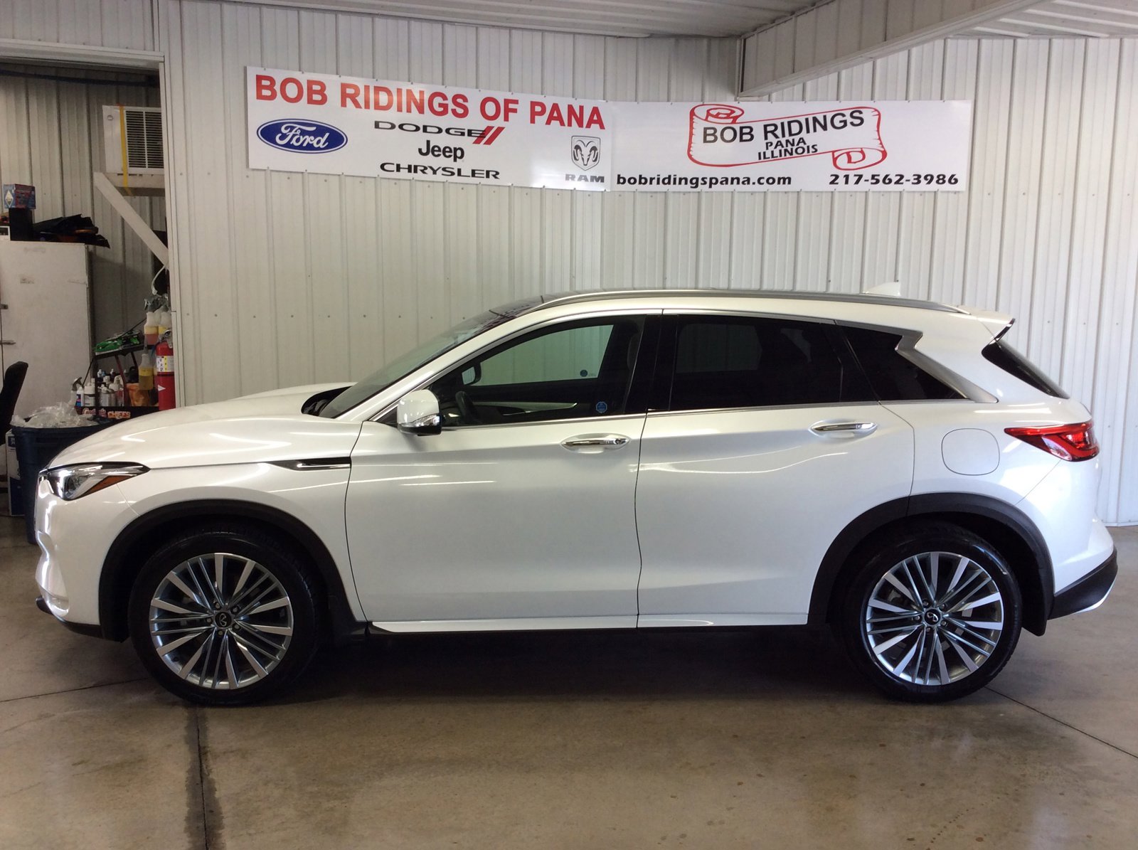 Used 2024 INFINITI QX50 Sensory with VIN 3PCAJ5EB0RF100798 for sale in Pana, IL