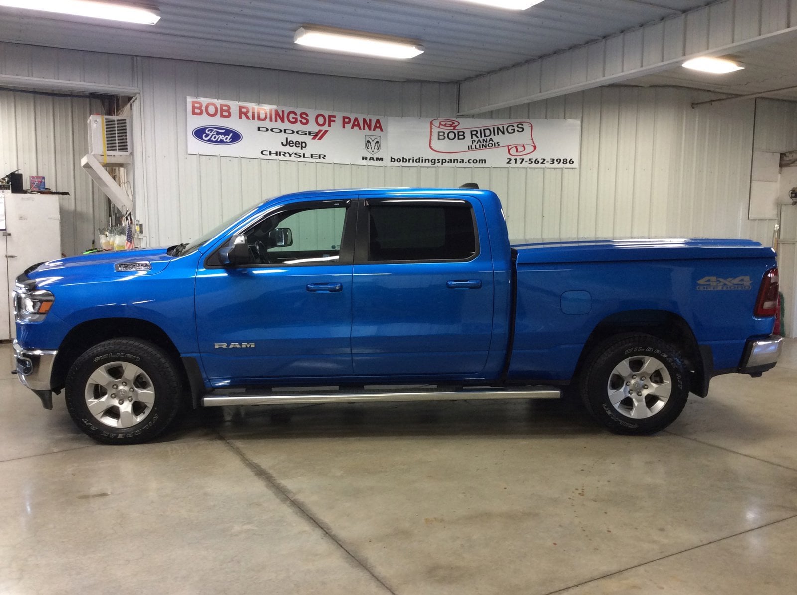 Used 2021 RAM Ram 1500 Pickup Big Horn/Lone Star with VIN 1C6SRFMT8MN653844 for sale in Pana, IL