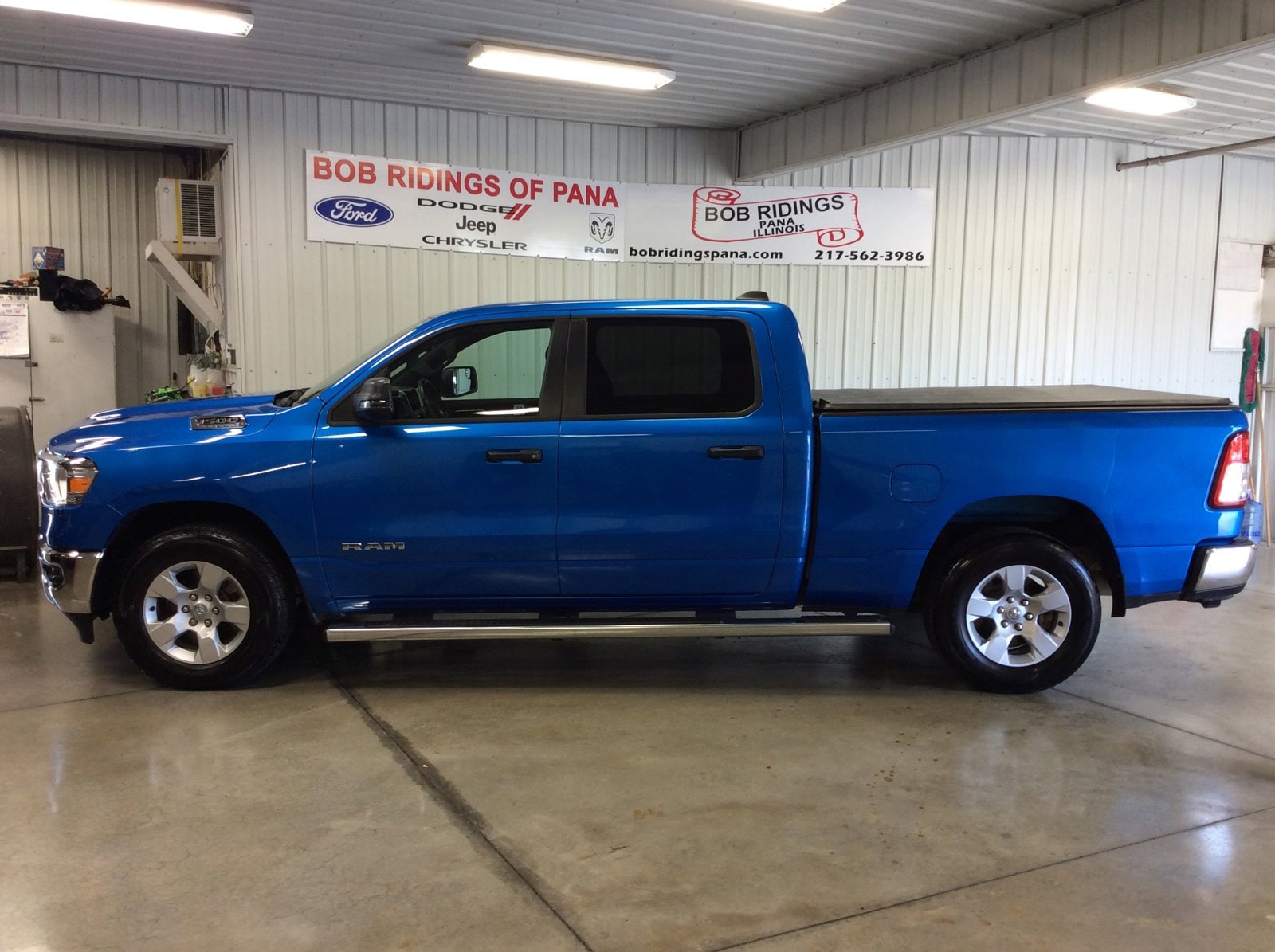 Used 2023 RAM Ram 1500 Pickup Big Horn/Lone Star with VIN 1C6SRFMT2PN646733 for sale in Pana, IL