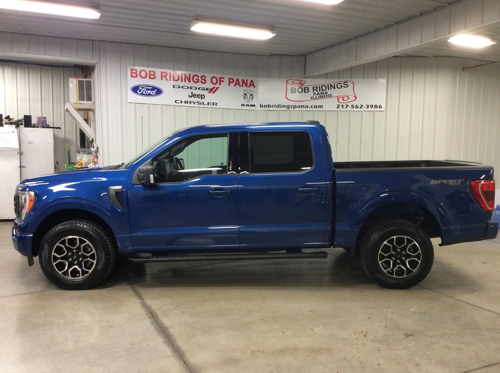 Used 2023 Ford F-150 XLT with VIN 1FTFW1E56PKF35738 for sale in Pana, IL