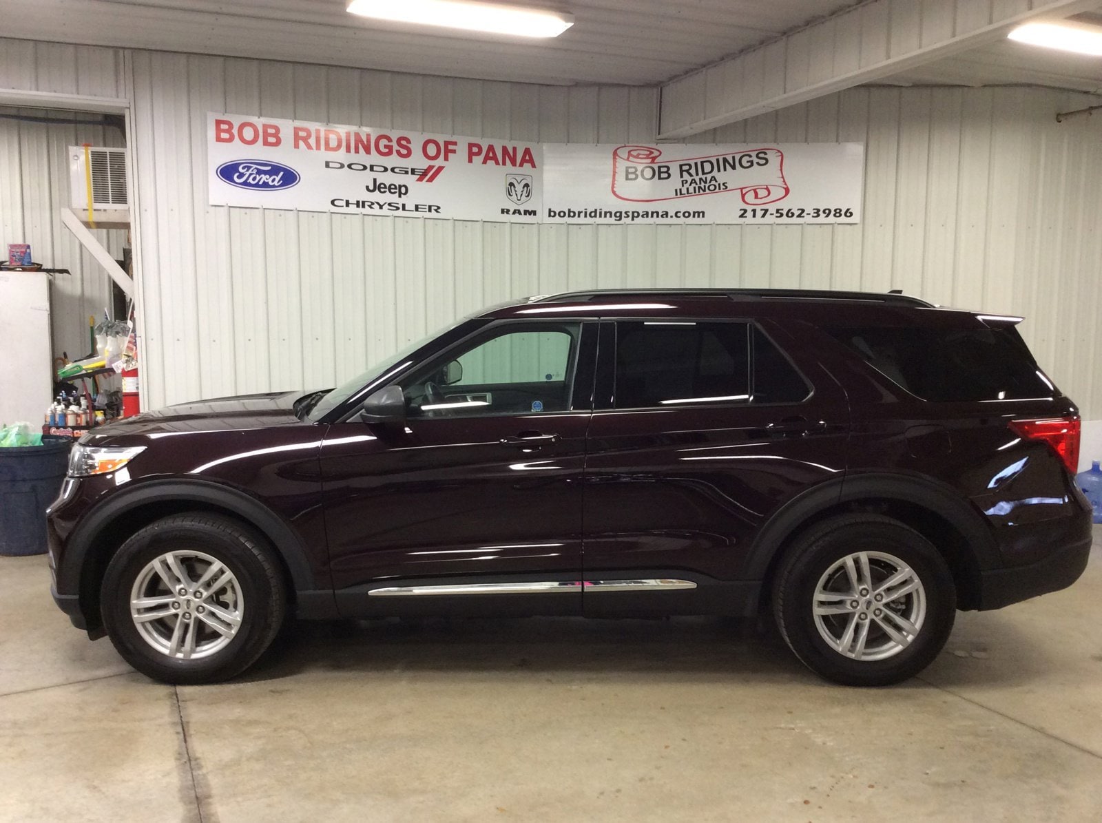 Used 2023 Ford Explorer XLT with VIN 1FMSK8DH9PGA05728 for sale in Pana, IL