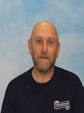 Staff member Mike Barnes from 747521e65322