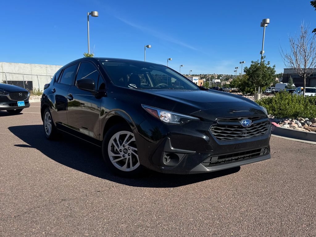 Crystal Black Silica 2024 Subaru Impreza Wagon All-Wheel Drive