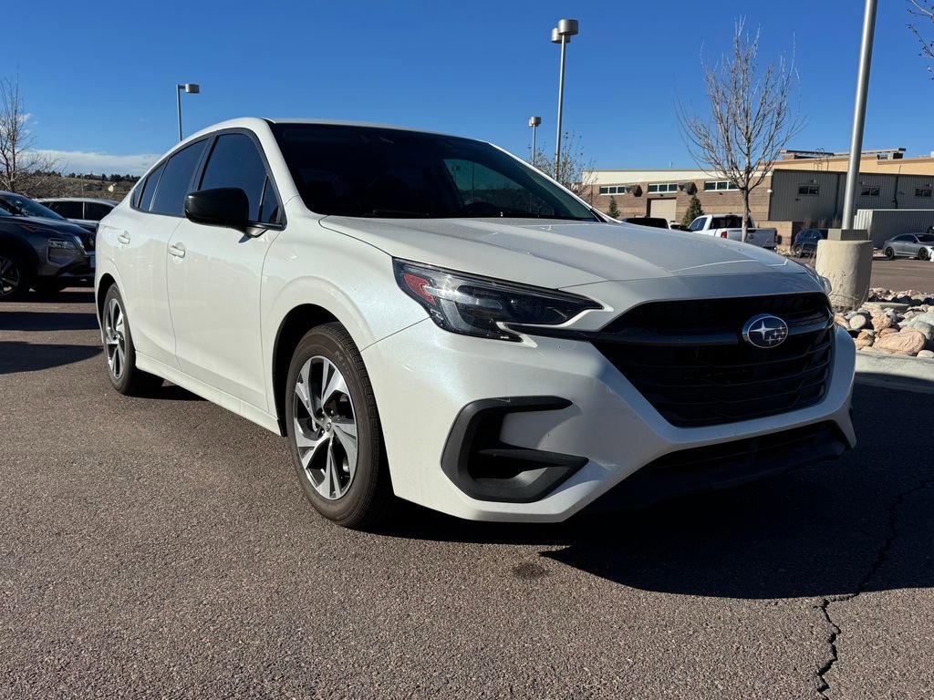 Crystal White Pearl 2024 Subaru Legacy AWD Sedan All-Wheel Drive Continuously Variable Transmission