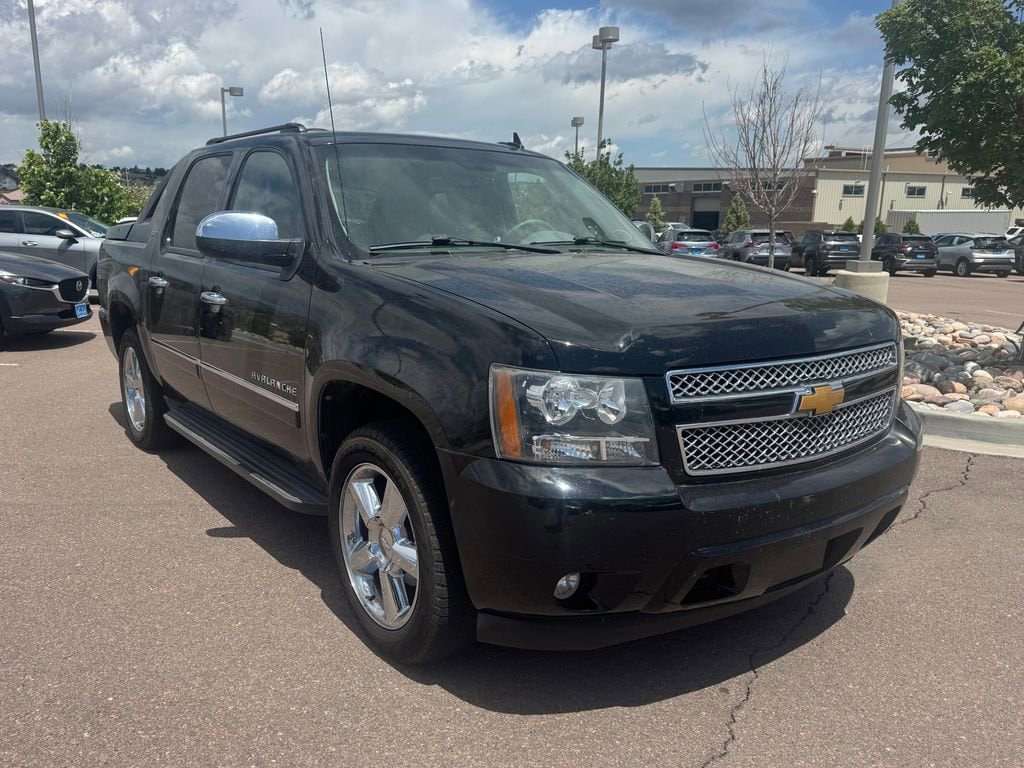Black 2011 Chevrolet Avalanche LTZ 4WD Pickup Truck Four-Wheel Drive Automatic