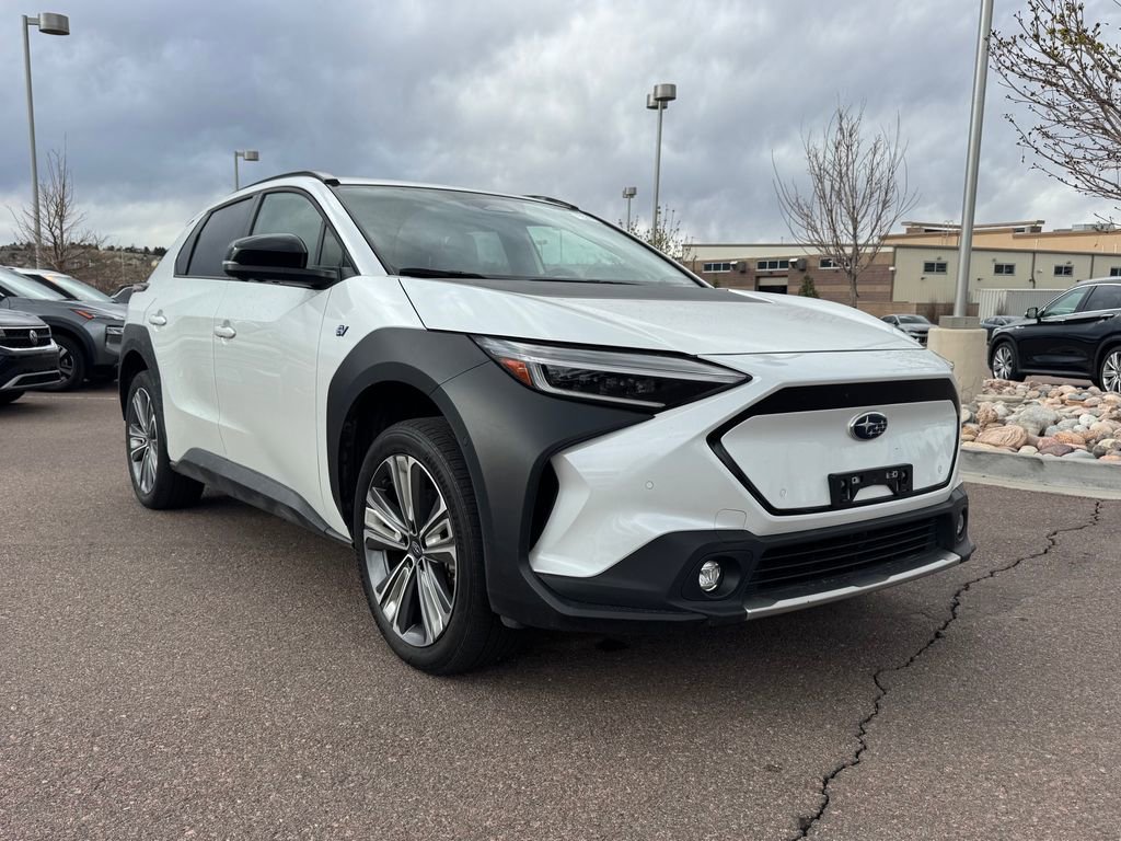 Cosmic White Pearl 2023 Subaru Solterra Limited AWD SUV / Crossover All-Wheel Drive Automatic