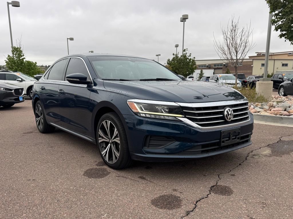 Tourmaline Blue 2022 Volkswagen Passat 2.0T SE FWD Sedan Front-Wheel Drive Automatic