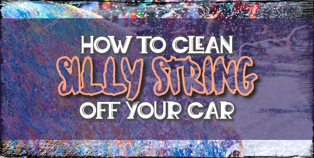 does silly string mess up car paint