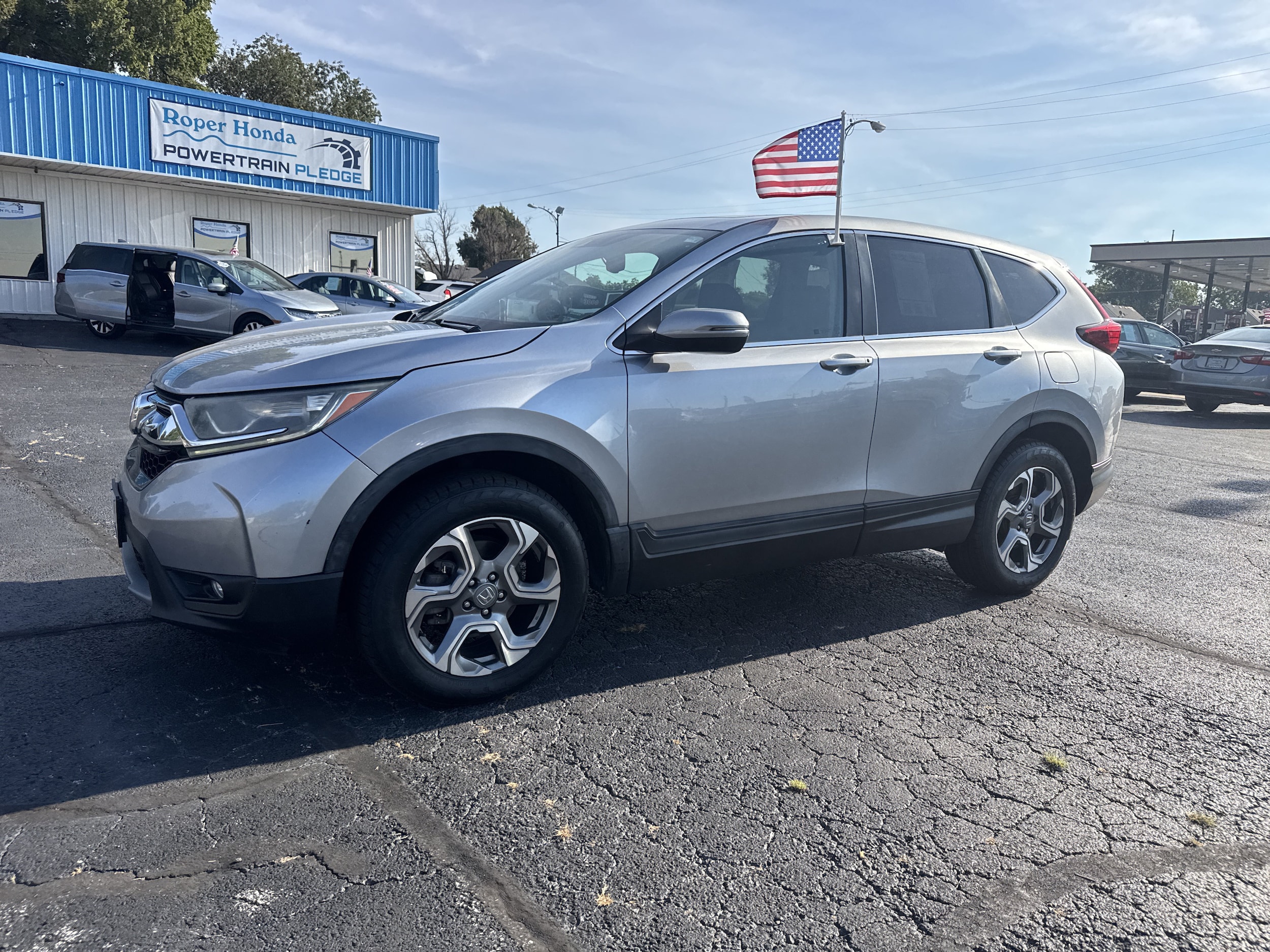 Used 2017 Honda CR-V EX-L with VIN 5J6RW2H82HL071054 for sale in Joplin, MO