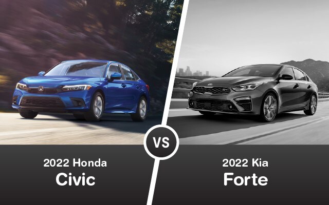 2022 Honda Civic vs. 2022 Kia Forte