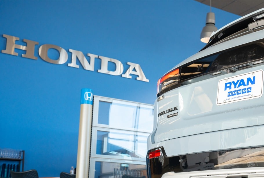 Ryan Honda Vehicle in Showroom