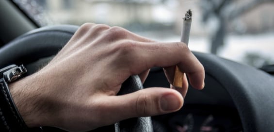 Smoking in Car