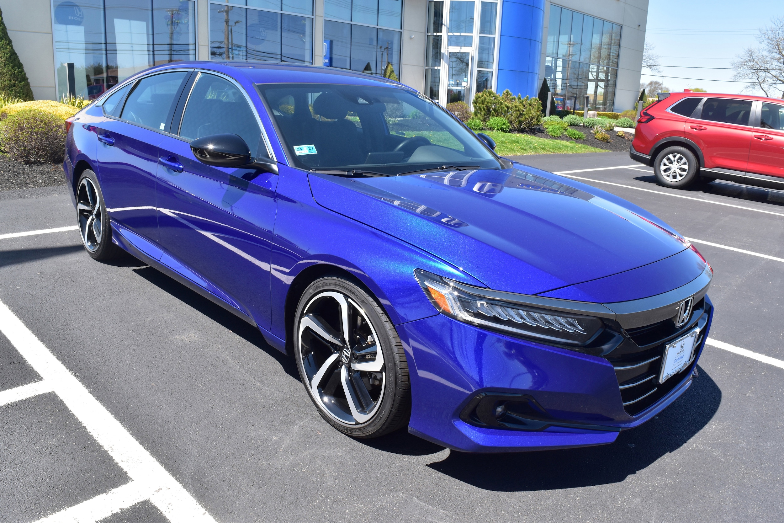 Certified 2022 Honda Accord Sport with VIN 1HGCV1F3XNA075118 for sale in Middletown, RI