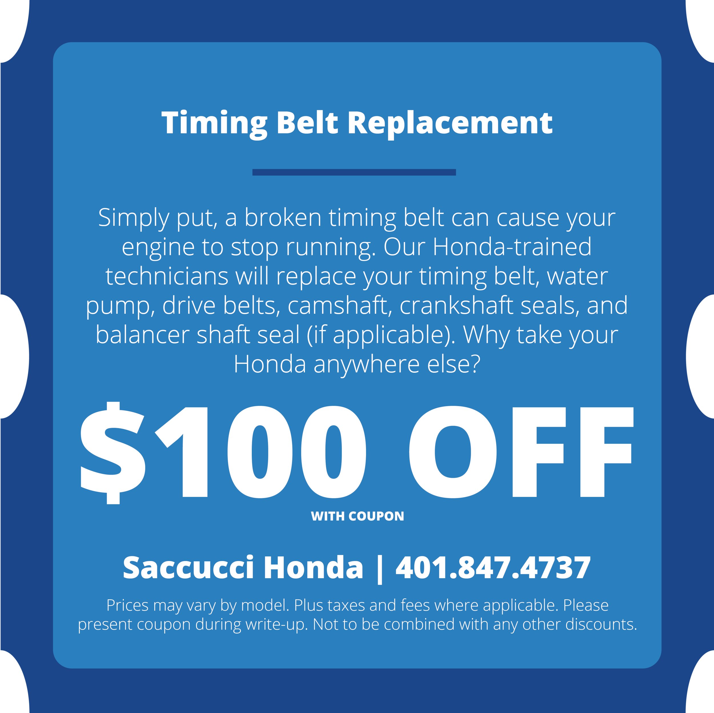 Service Specials Saccucci Honda Middletown, RI