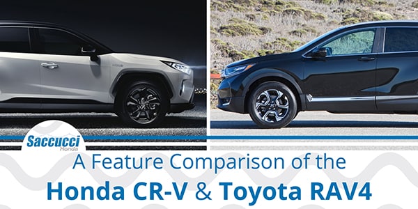 Feature Comparison of the Honda CRV and Toyota RAV4