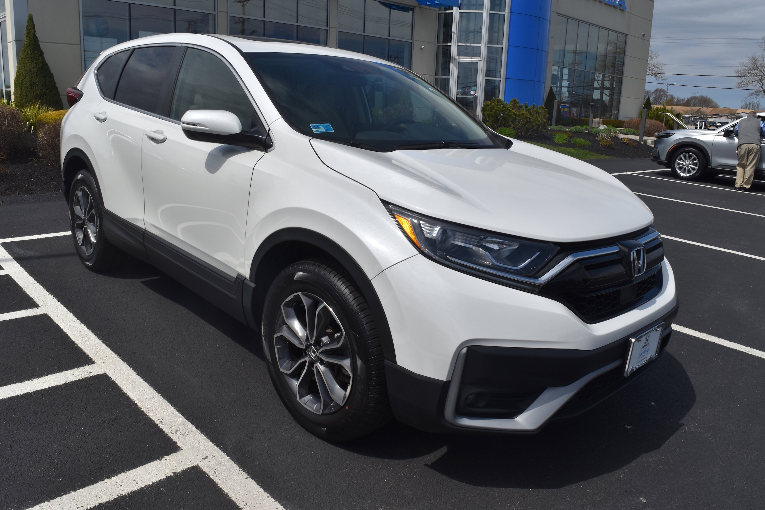 Certified 2022 Honda CR-V EX with VIN 2HKRW2H50NH639054 for sale in Middletown, RI