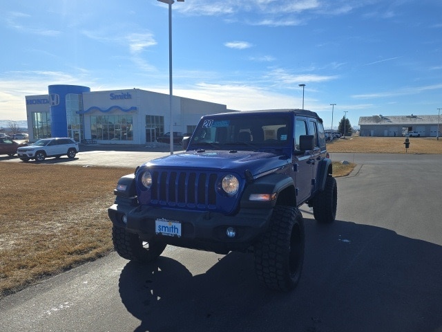Used 2020 Jeep Wrangler Unlimited Sport S with VIN 1C4HJXDN5LW159581 for sale in Idaho Falls, ID