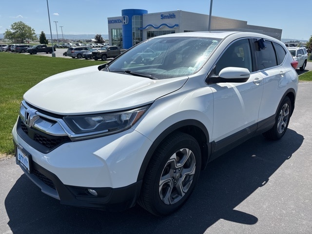 Certified 2018 Honda CR-V EX-L with VIN 5J6RW2H88JL019532 for sale in Idaho Falls, ID