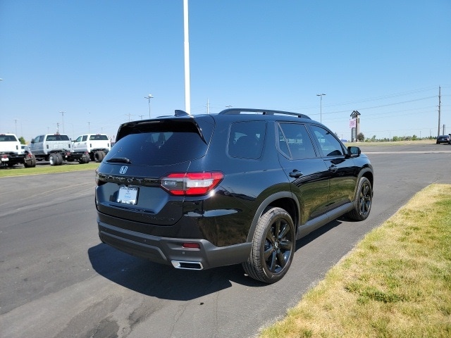 Certified 2025 Honda Pilot Black Edition with VIN 5FNYG1H97SB002789 for sale in Idaho Falls, ID