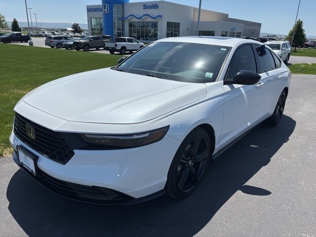 Certified 2023 Honda Accord Hybrid Sport-L with VIN 1HGCY2F78PA007855 for sale in Idaho Falls, ID