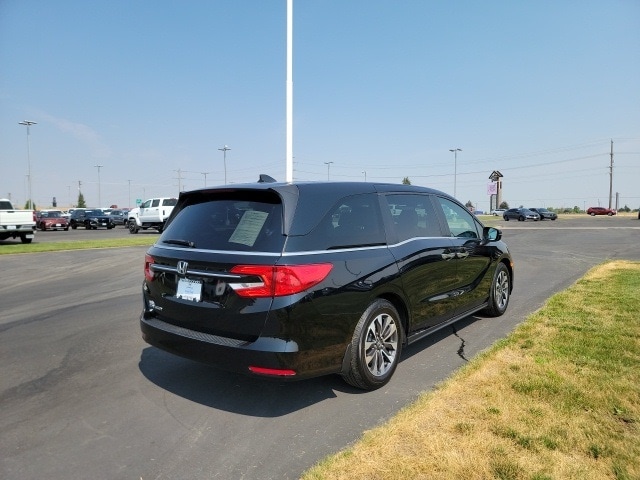 Used 2021 Honda Odyssey EX-L with VIN 5FNRL6H77MB007098 for sale in Idaho Falls, ID