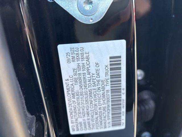2026 Honda Ridgeline Black Edition - Photo 25