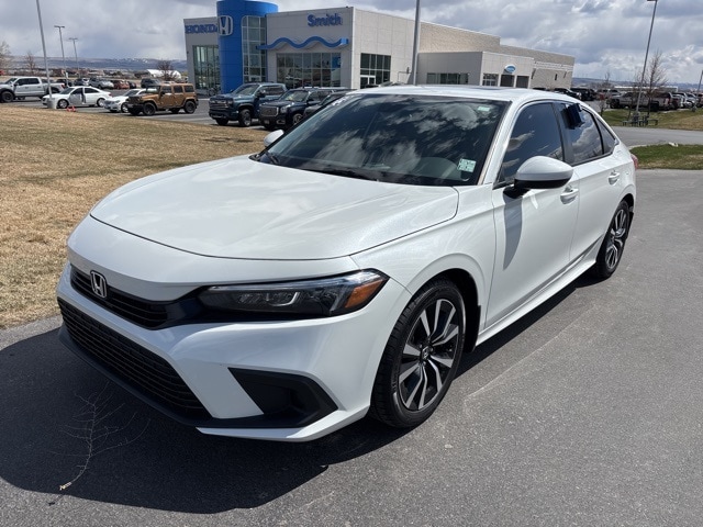 Certified 2023 Honda Civic EX with VIN 2HGFE1F7XPH316678 for sale in Idaho Falls, ID