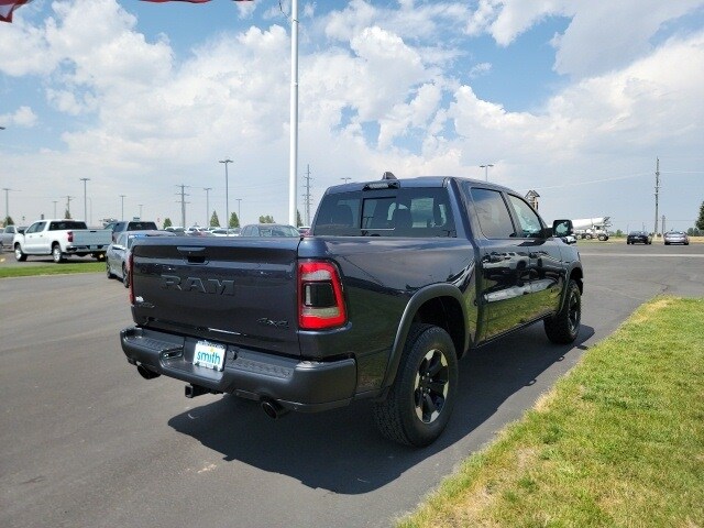 Used 2021 RAM Ram 1500 Pickup Rebel with VIN 1C6SRFLTXMN573298 for sale in Idaho Falls, ID