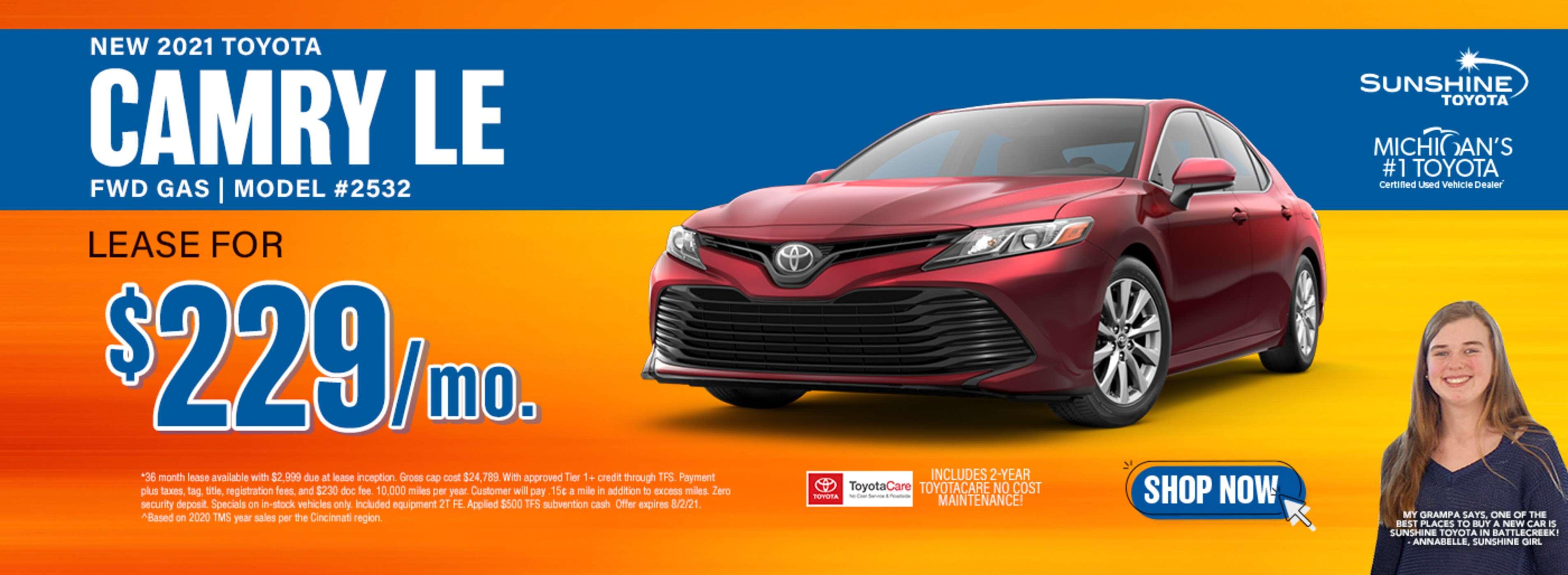 Sunshine Toyota Toyota Dealer In Battle Creek MI