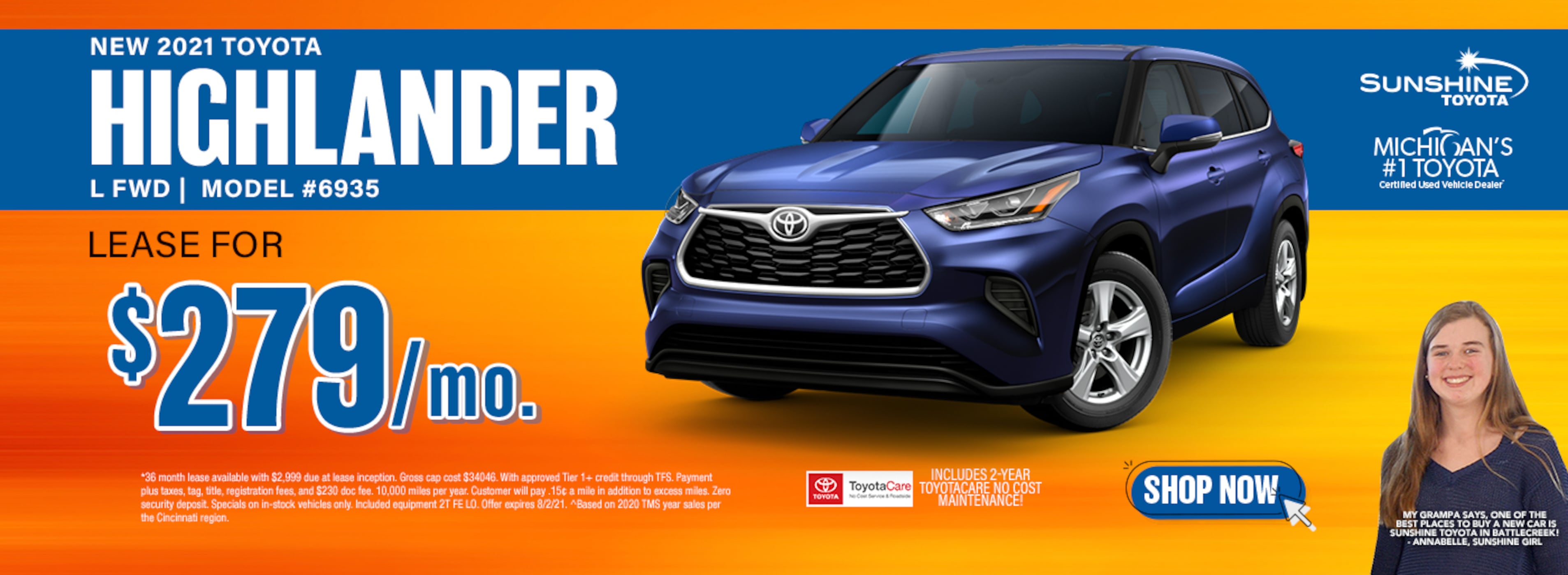 Sunshine Toyota Toyota Dealer In Battle Creek MI