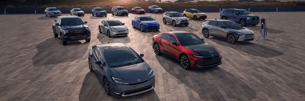 Toyota Electrified Vehicle Lineup