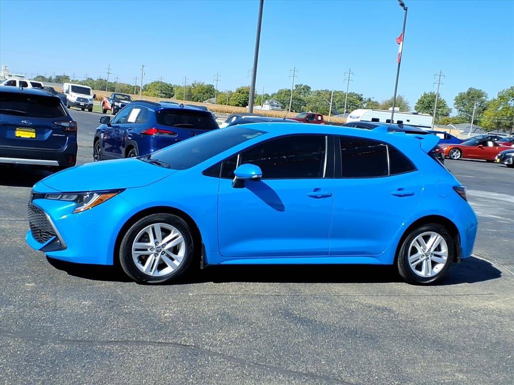 Used 2021 Toyota Corolla Hatchback SE with VIN JTND4MBE1M3107242 for sale in Tilton, IL