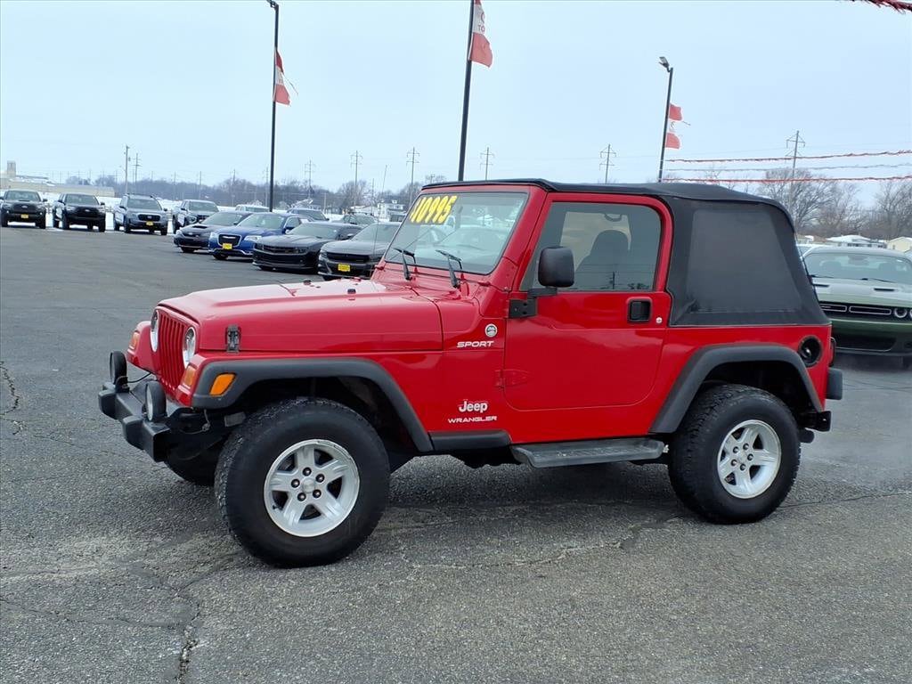 Used 2006 Jeep Wrangler Sport with VIN 1J4FA49S36P748657 for sale in Tilton, IL