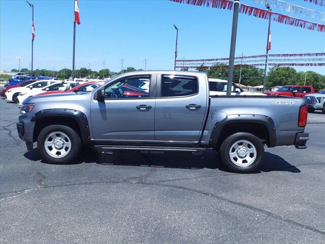 Used 2021 Chevrolet Colorado Work Truck with VIN 1GCGTBEN4M1105968 for sale in Tilton, IL