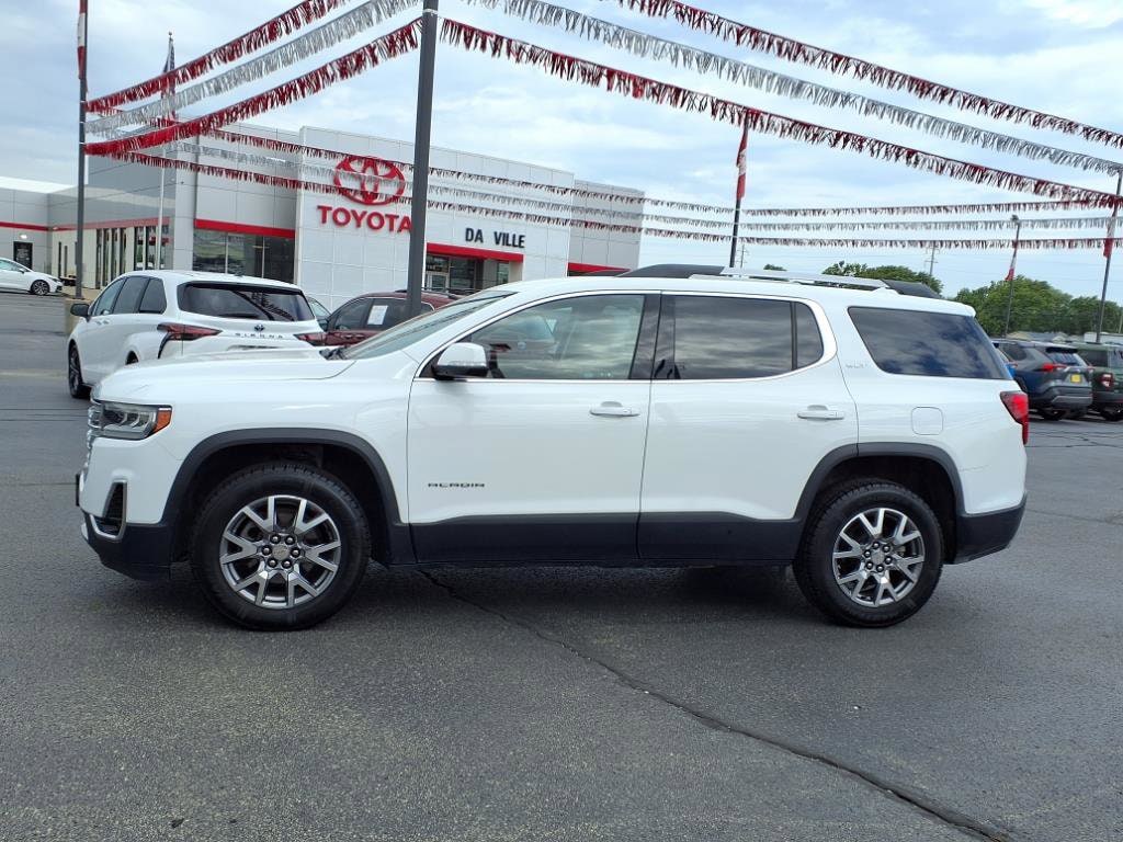 Used 2020 GMC Acadia SLT with VIN 1GKKNUL47LZ196216 for sale in Tilton, IL
